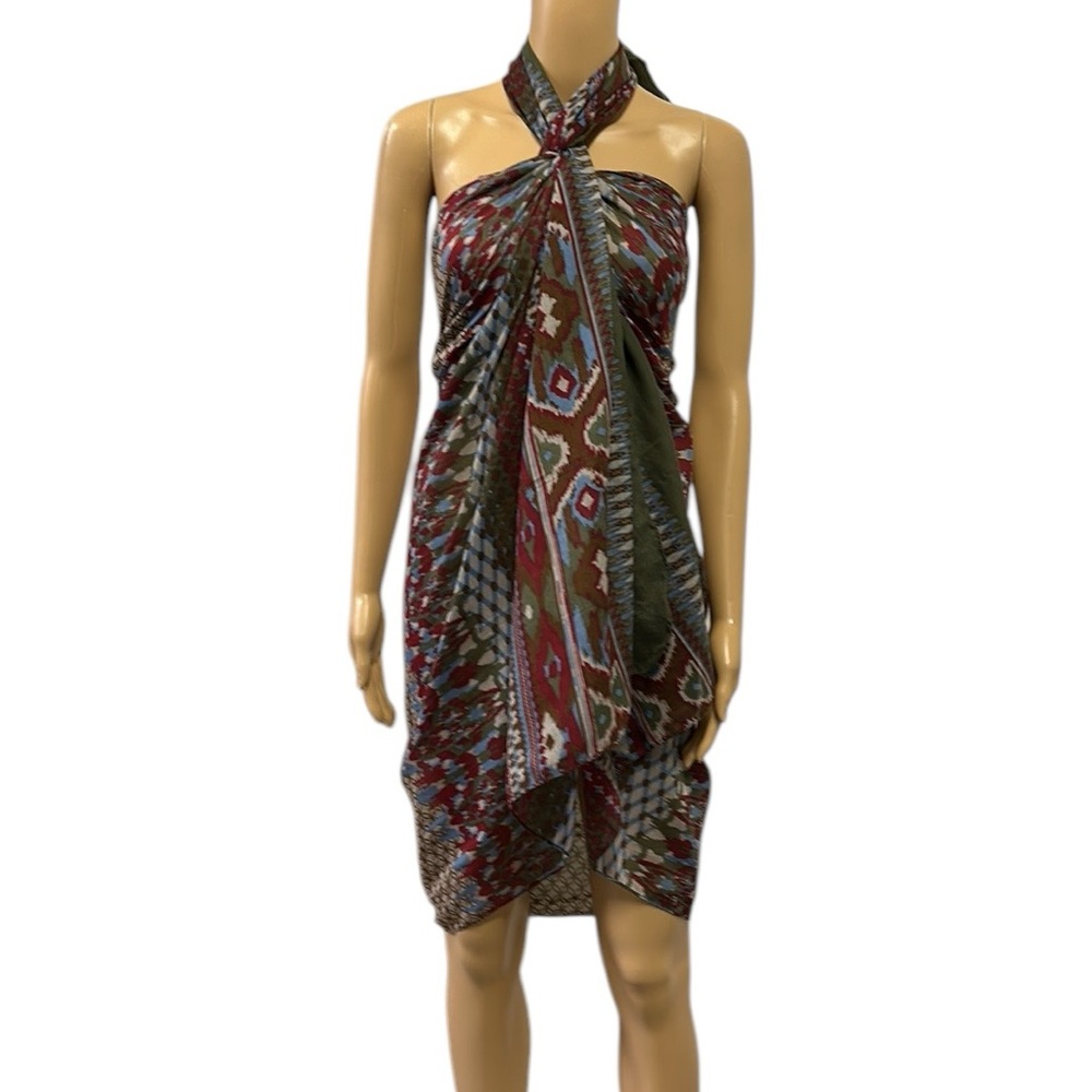 Multicolor Large Lightweight Blanket Scarf Wrap Sarong 72 Inch
